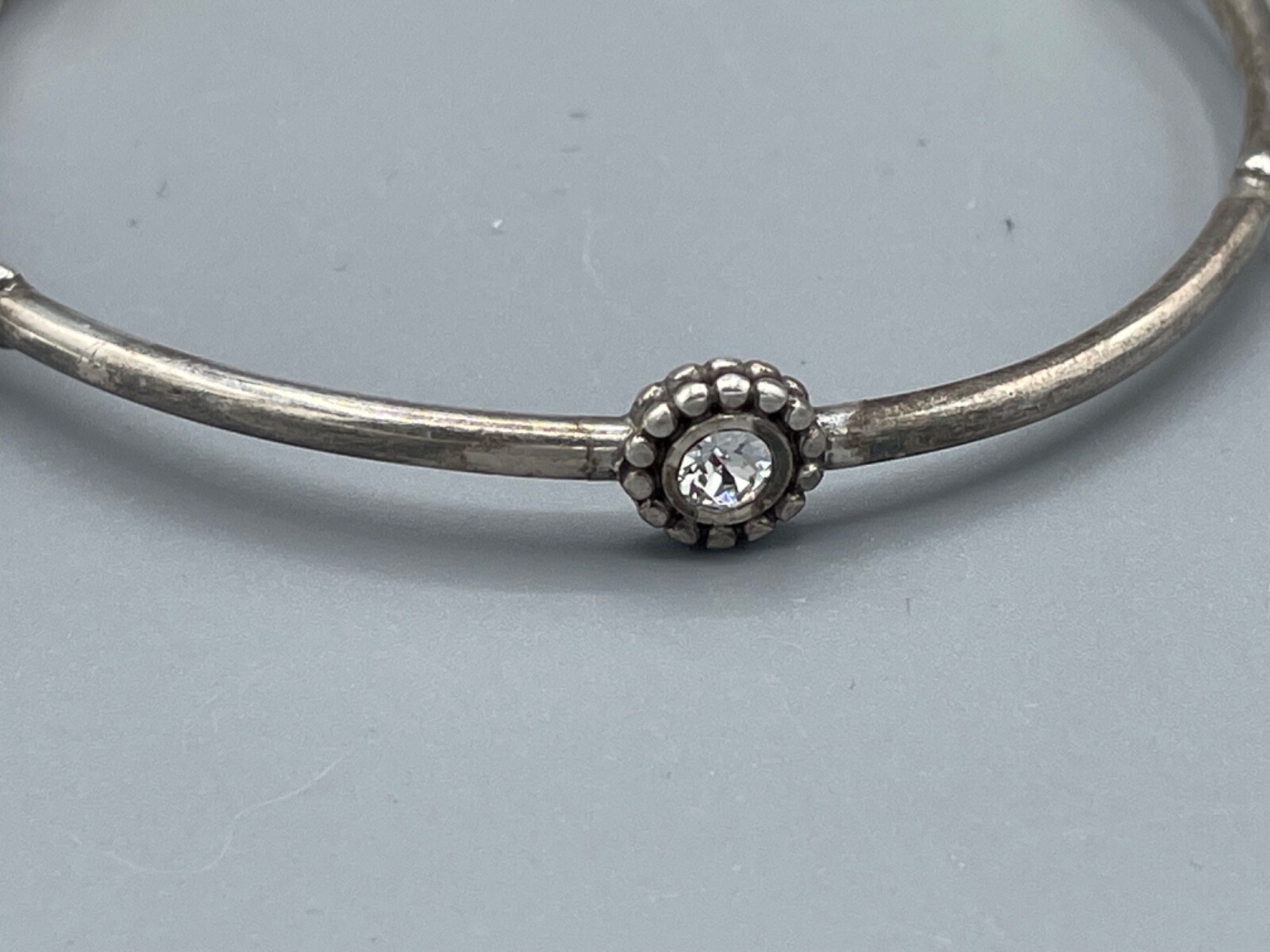 Brighton Twinkle Round Bangle Bracelet Silver Swa… - image 2