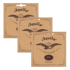 3 Sets Packs Aquila 17U 6-String Nylgut Tenor Ukulele Strings