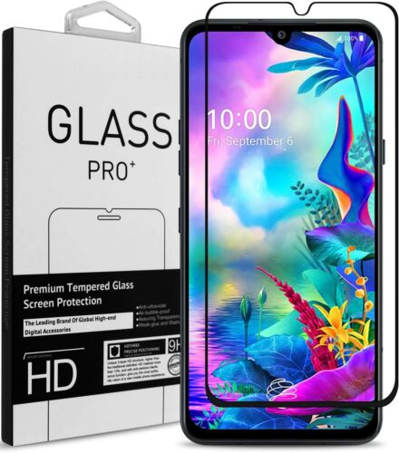 Full Screen Cover LG V40,V50,G8x,Stylo5,K30,K40 Tempered Glass Screen Protector  - Picture 1 of 34