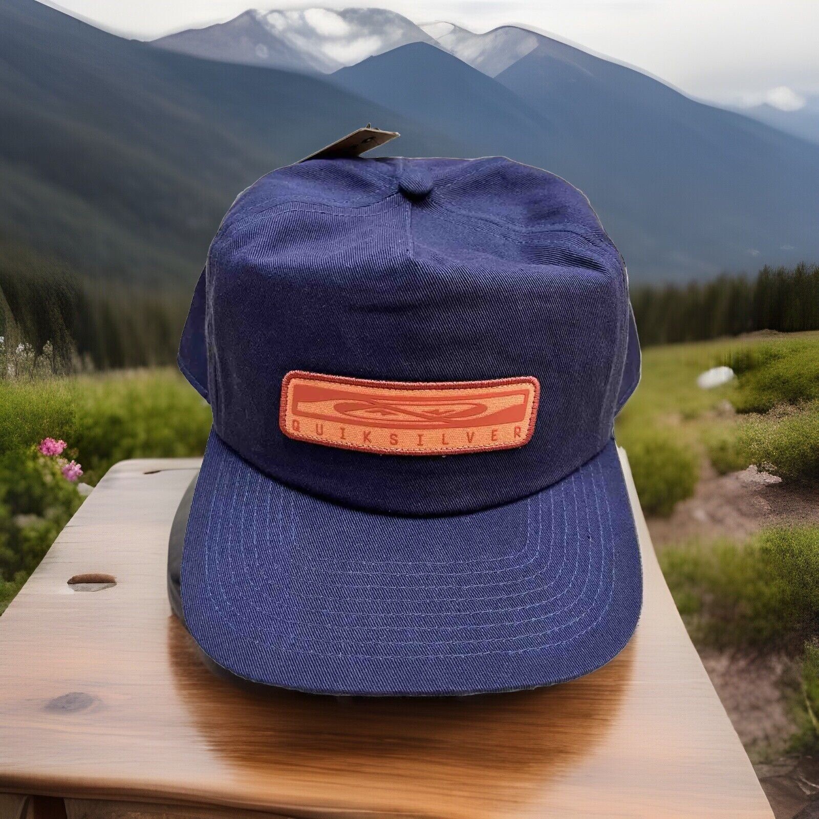 Quicksilver Baseball Hat One Size Blue Snapback Wheeler Hat 
