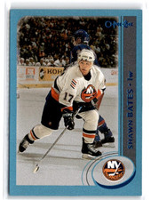 2002-03 Topps O-Pee-Chee Blue Shawn Bates #ed 445/500 Islanders