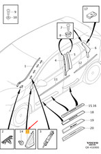 Retroviseur droit (ou coque) Volvo CROSS COUNTRY