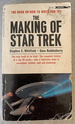 Vintage 1973 The Making Of Star Trek - The Book On How To Write For TV