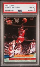 1992 Fleer Ultra #85 Danny Manning - Los Angeles Clippers - PSA 8