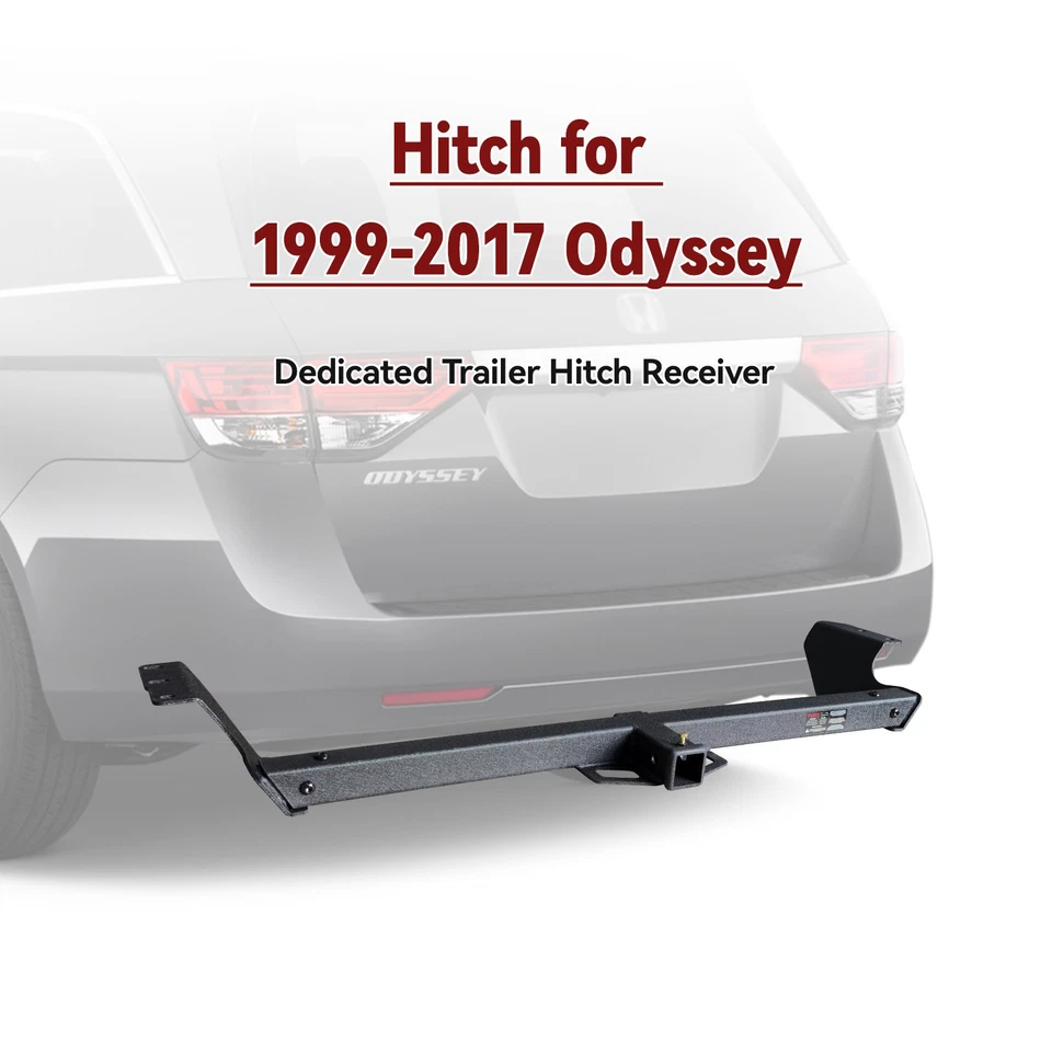 MARSITTER For 1999-2017 Honda Odyssey Trailer Hitch Rear Towing 2"Hitch Receiver Foto 4 de 4