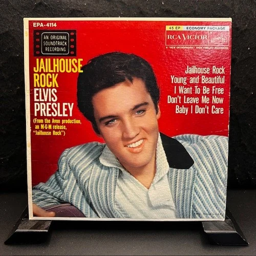 Elvis Presley RCA EPA-4114 Jailhouse Rock EPA-4114 1S A2 /1S B3 1st Press VG/VG-