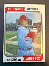1974 Topps #641 Chuck Brinkman Baseball Card White Sox Ex