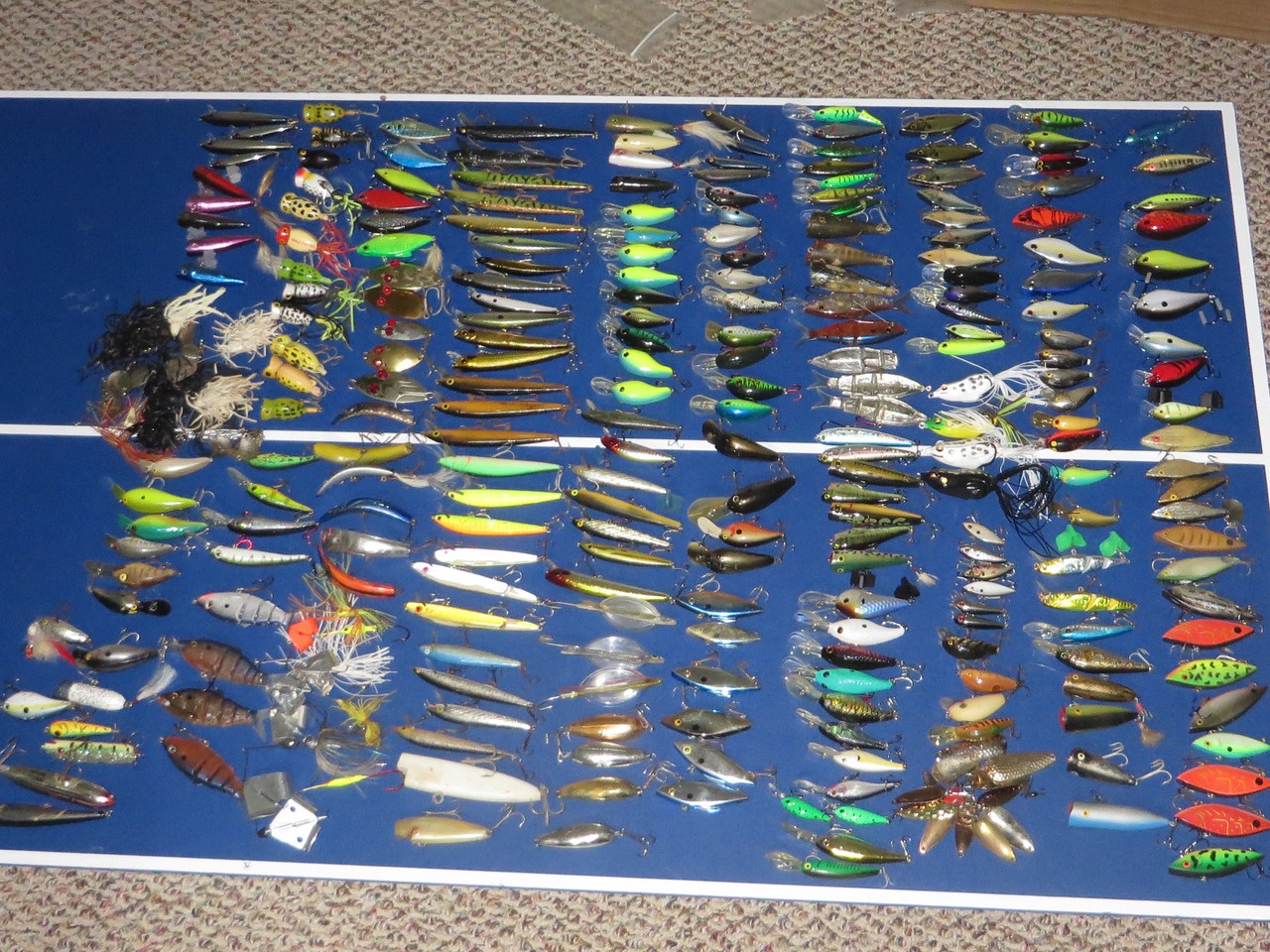 Huge Fishing Lure Lot over 250 Lures Rebel Rapala Berkley CC Creek - Image 2