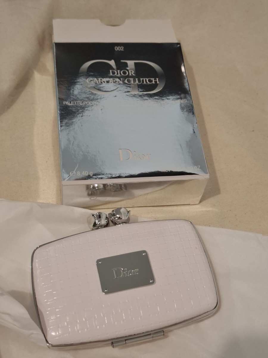 100 Authentic RARE Dior Couture Garden Clutch Makeup Travel