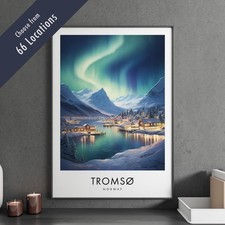 European Travel Poster Print – Contemporary Style Wall Art Décor