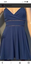 Jun Ivy  Francesca’s Clothing Company Navy Blue Dress, Size S(4)