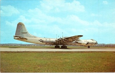 Convair B-36J Peacemaker Postcard 1950s USAF Bomber Wright-Patterson AFB