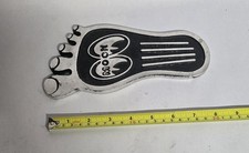 Vintage Cast Aluminum Moon Foot Car Club Plaque Vintage Cast Aluminum Moon Foot Car Club Plaque