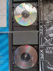 Sega genesis CDX lot, CDX console, 32X, games.