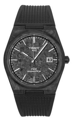 Tissot PRX Automatisch Schwarz Zifferblatt Lässige T137.907.97.201.00 Herrenuhr