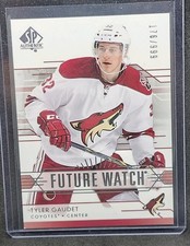 Tyler Gaudet 2014-15 SP Authentic Future Watch Rookie Card #207 /999