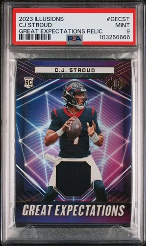 2023 Panini Illusions Great Expectations CJ Stroud #GE-CST Rookie RC PSA 9