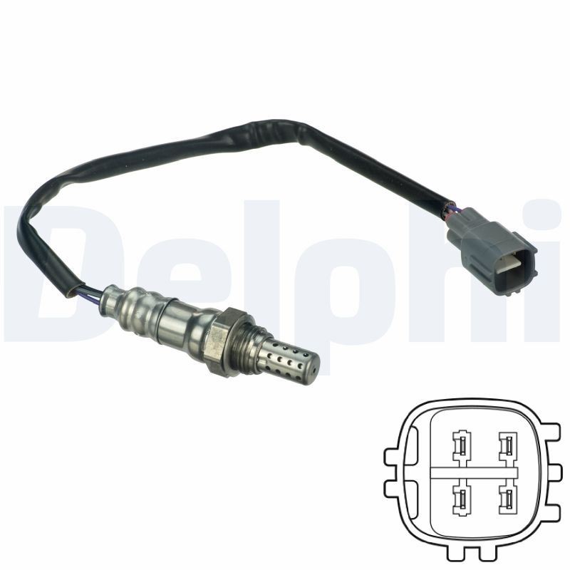 Für DELPHI ELEKTRONIKA ES20118-12B1 LAMBDA SENSOR TOYOTA YARIS 1.3 01- - Bild 4