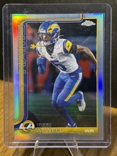 2025 Topps Chrome Tutu Atwell #167 Refractor Los Angeles Rams