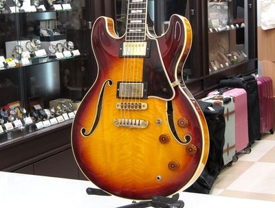 Aria Pro  TA1200 Semi-Acoustic Guitar Sunburst Electric Guitar Used Product