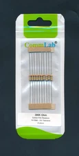 10 pcs  Carbon Film 1/4 watt 5% resistors 1/4W .  You pick Value 0.47-470K Ohms