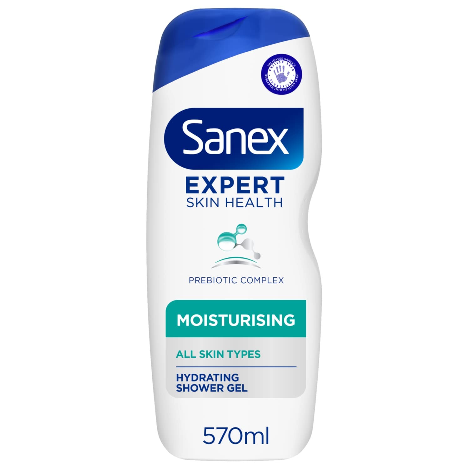 Sanex Expert Skin Health Moisturising Shower gel 570ml - body wash for men & ... - Image 2