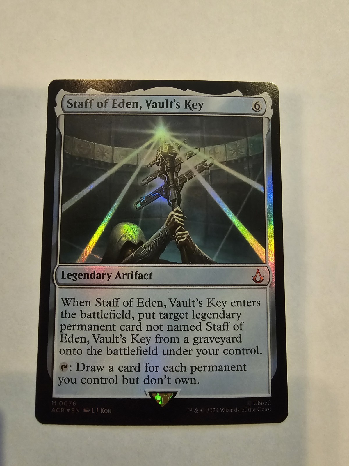 Staff of Eden, Vault's Key Universes Beyond: Assassin's Creed Foil