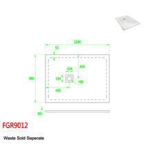 Stone Resin Shower Tray Slate Effect 30mm Low Profile Wet Room – White or Black