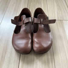 BIRKENSTOCK Paris Mary Jane Shoes - Brown Leather - EU 37 Narrow
