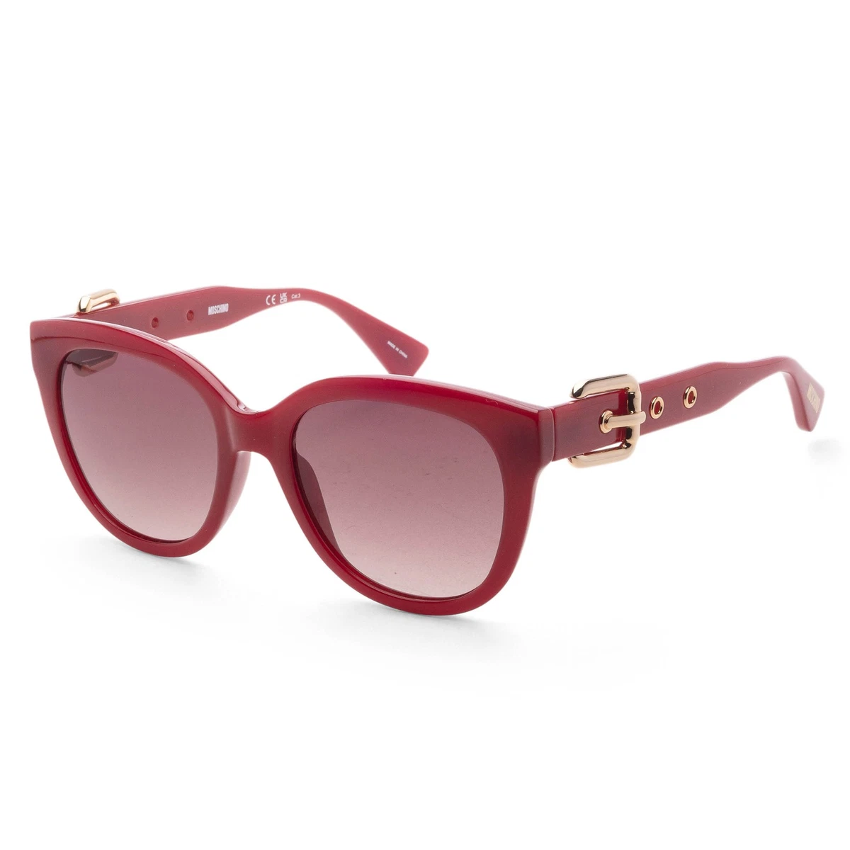 MITO MT/903 Rare VTG Y2K Italian Designer Red Oval Sunglasses Italy Made 54-18 Tortoise Oval Sunglasses, Madonna 90s Vintage, Slim Cat Eye  main image 3