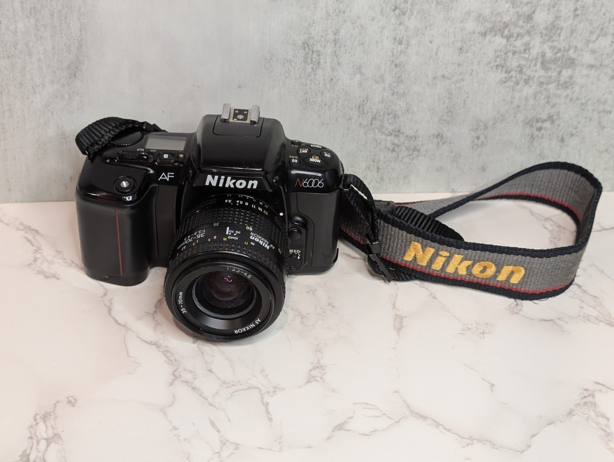 Nikon N6006 AF Camera AF Nikkor 35-70mm Lens w/ Neck