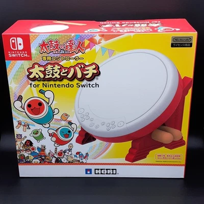 Taiko No Tatsujin Controller Tatakon Drum Bachi Nintendo Switch Hori Japan NEW - Photo 1/4
