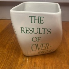 Golf Gifts, Inc. Twisted Coffee Mug "The Results of Overswing" Standard Size
