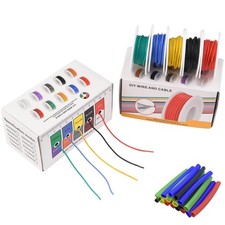24 Gauge Wire Stranded Electrical Wire 24 AWG Electric Hook Up Wire Kit Flexi...