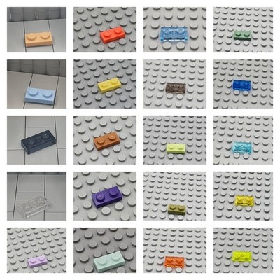 LEGO  10x Platte Basic Brick 1x2 - 3023 - Diverse Farben