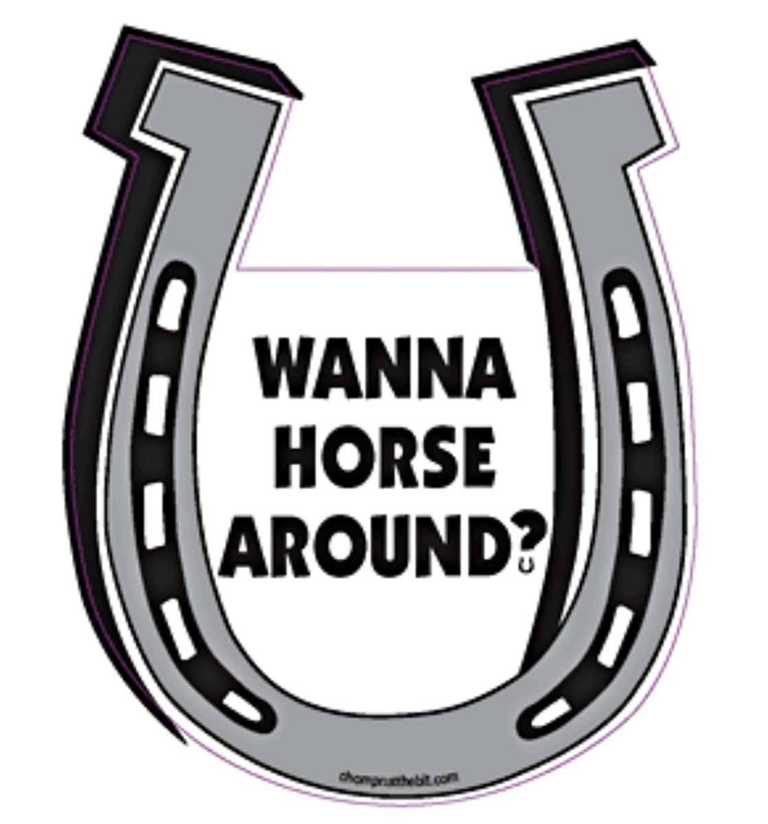 Хотите покататься верхом? Магнит в виде подковы для автомобиля/прицепа