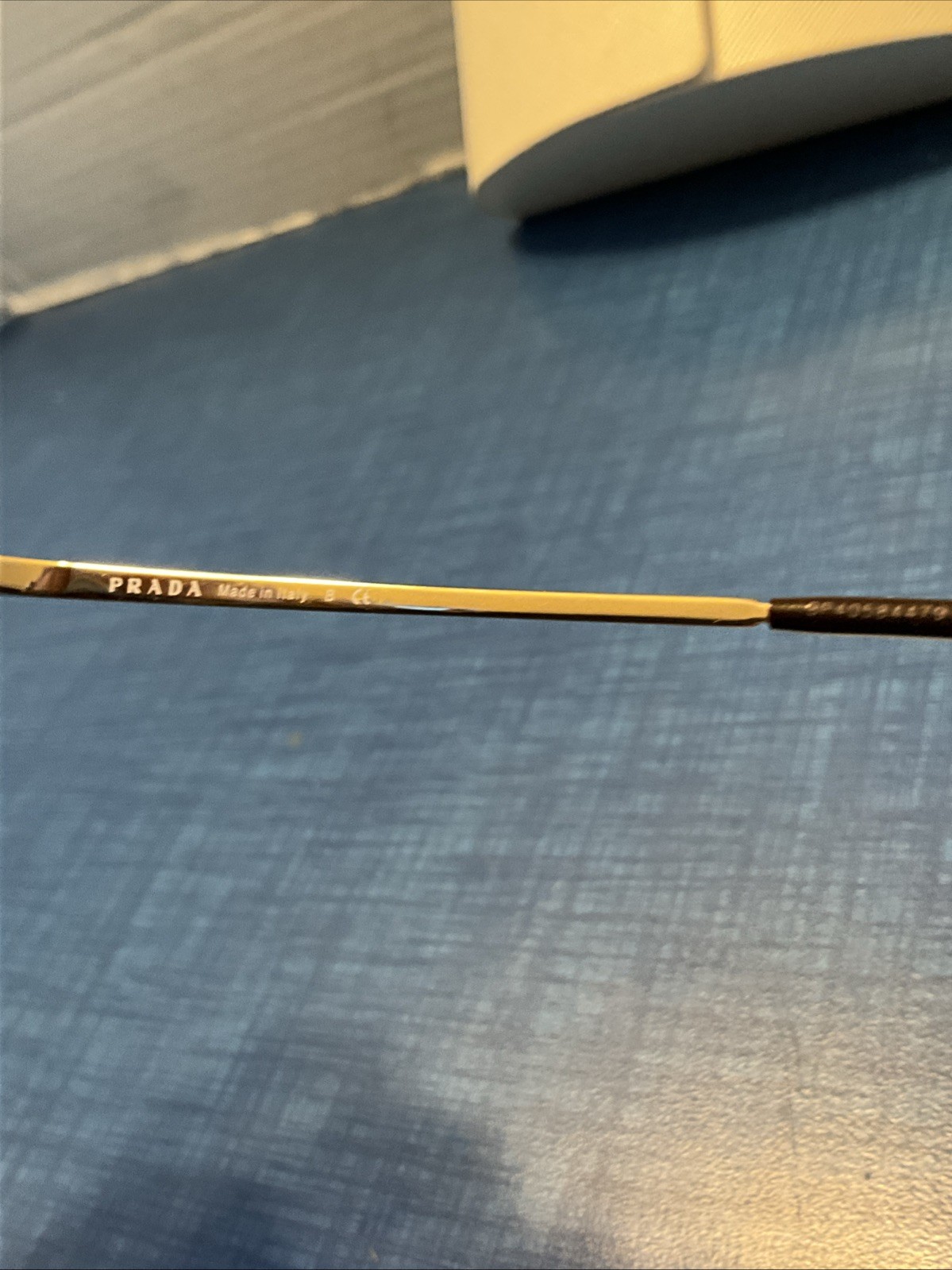 PRADA SPR 20U CONCEPTUAL Cat Eye Sunglasses 54 22 140 2N Marble Look With Case thumbnail 9