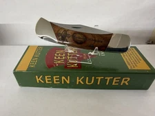 Keen Kutter Boy Scouts Of America Folding 5 inch Pocket Knife & Leather Sheath