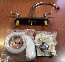 NEW CFG 40619 Cornerstone Kitchen Faucet Polished Chrome W/Side Sprayer B145