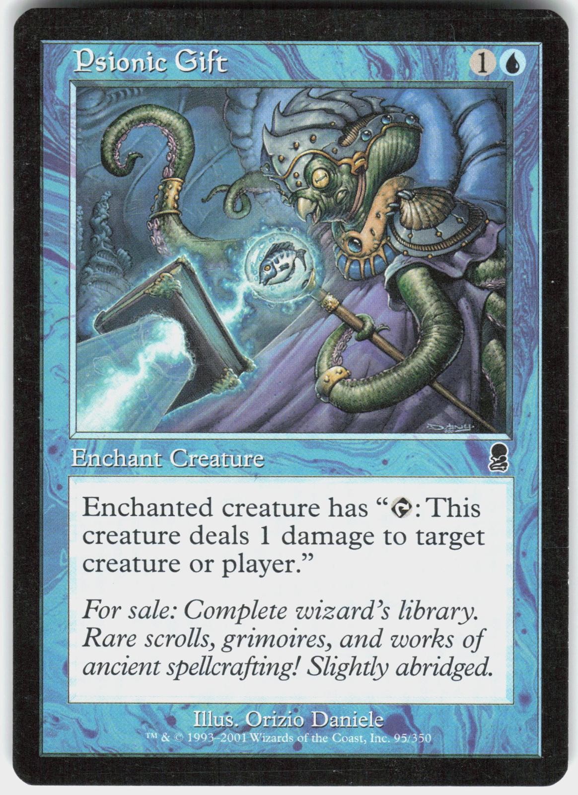 Psionic Gift 95 Common Odyssey Magic: The Gathering Lightly Played