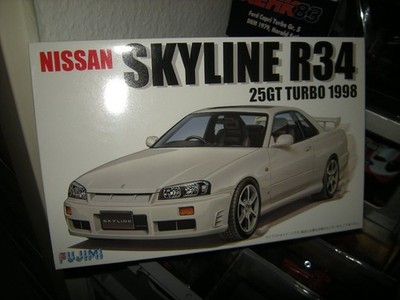 1:24 Fujimi Nissan Skyline R34 25GT Turbo 1998 in OVP