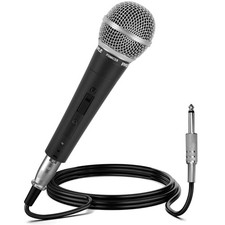 Pyle Microphone - Professional Dynamic Vocal Microphones, with ON/OFF Switch,...