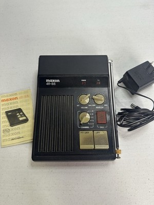 Maxon 49-B5 Communicator/ Transreceiver 49.830-49.890 MHz Works w/Manual