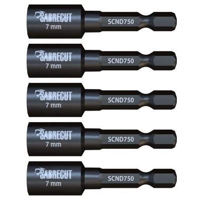 5 x 7 mm - SabreCut Mutterndreher Sechskant Schlagmutter Kufen / Steckschlüssel