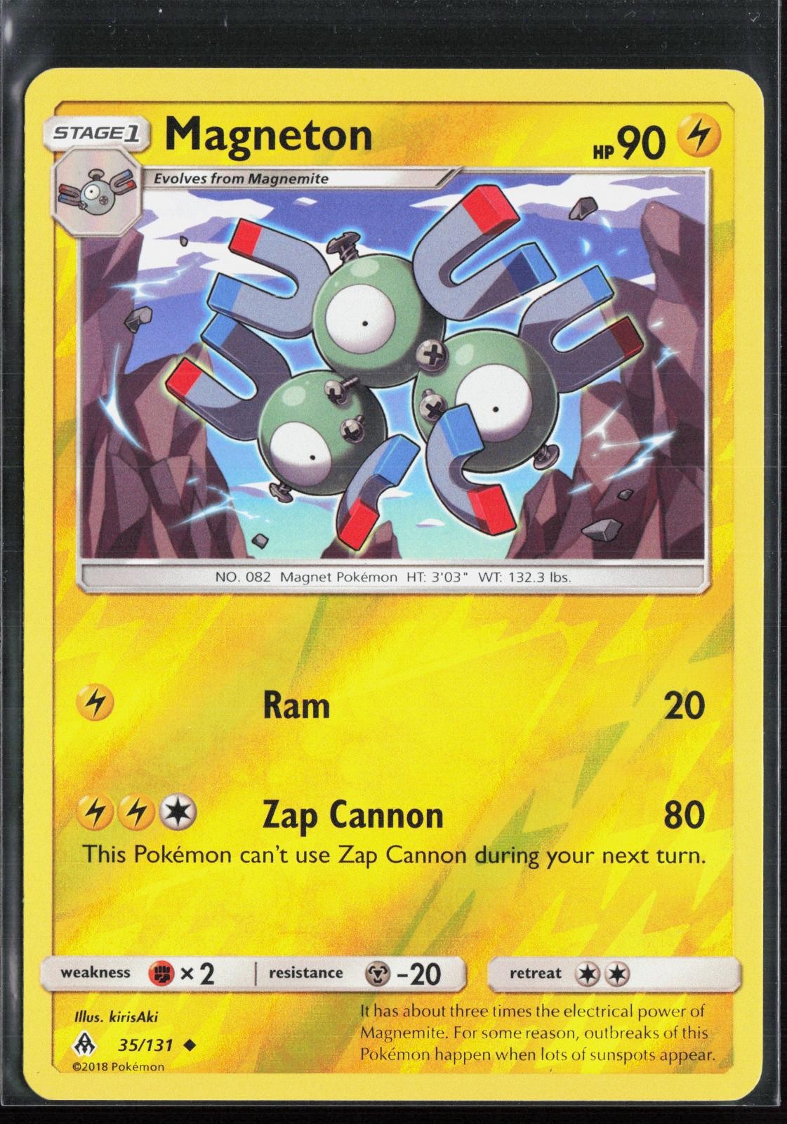 Magneton 35/131 - Pokemon Forbidden Light - Reverse Holo Uncommon - NM
