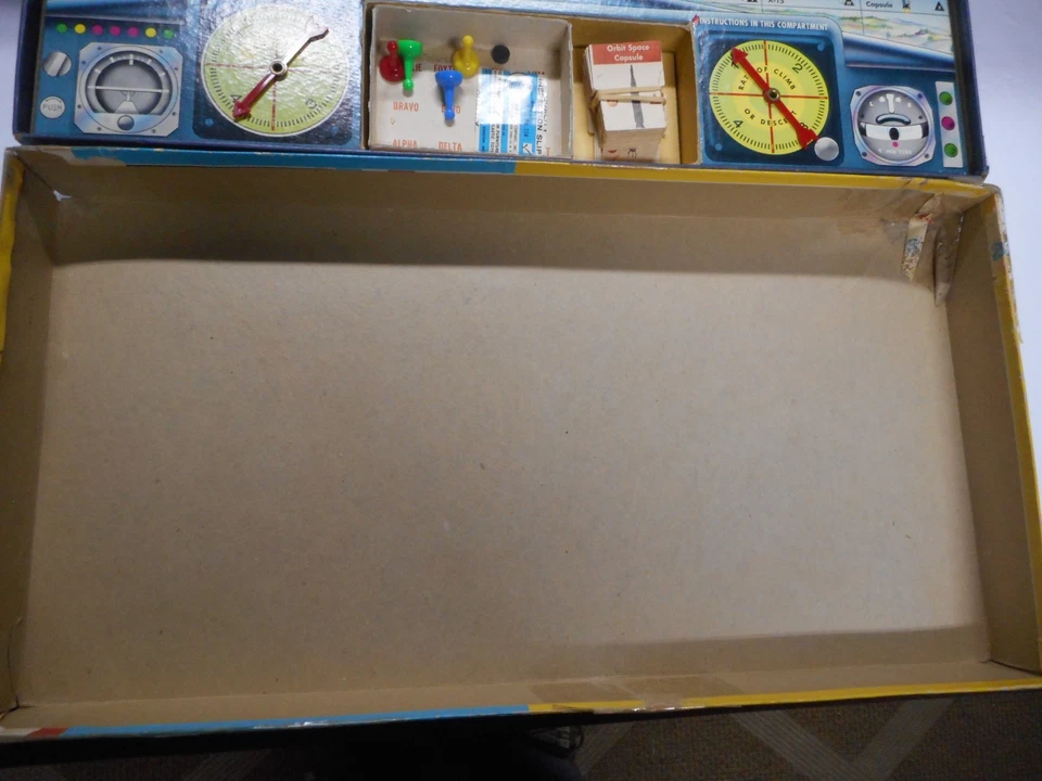 Vintage 1962 Transogram Landmark U.S.Air Force Board Game As Shown. Not Complete - Image 4 of 4