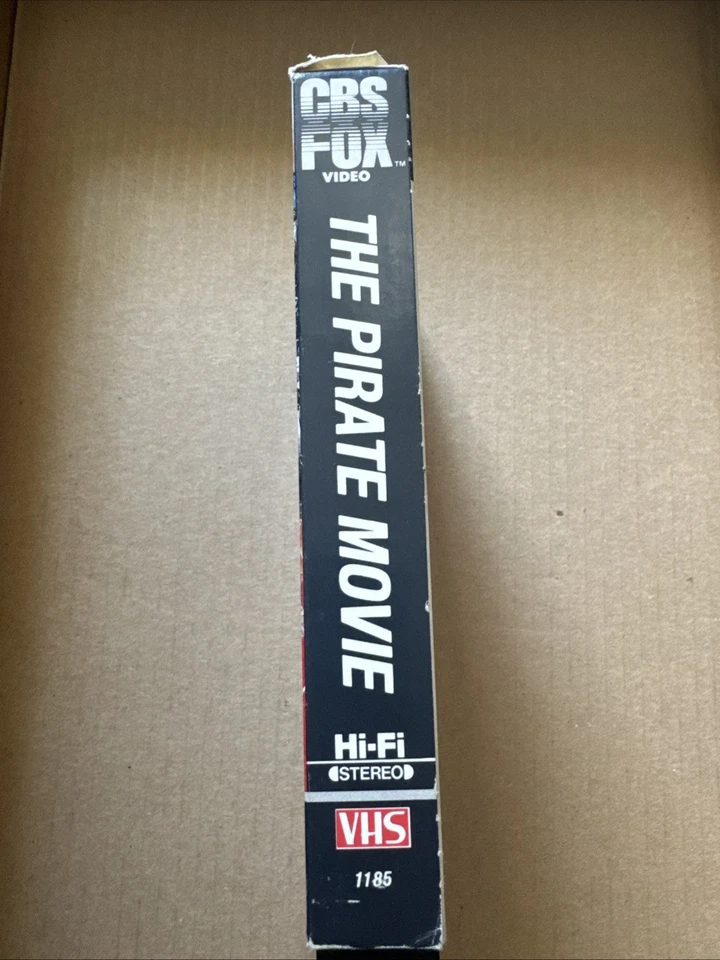 The Pirate Movie (VHS, 1982/1984) CBS FOX Kristy McNichol Christopher Atkins Foto 4 de 4