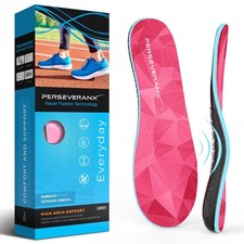 NASA Grade Plantar Fasciitis Insoles High Arch Support Insoles Men Women S...