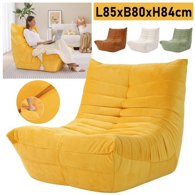 Bean Bag Chair Sitzsack mit Füllung Bodensofa Relaxsessel Bodenstuhl Lazy Sofa