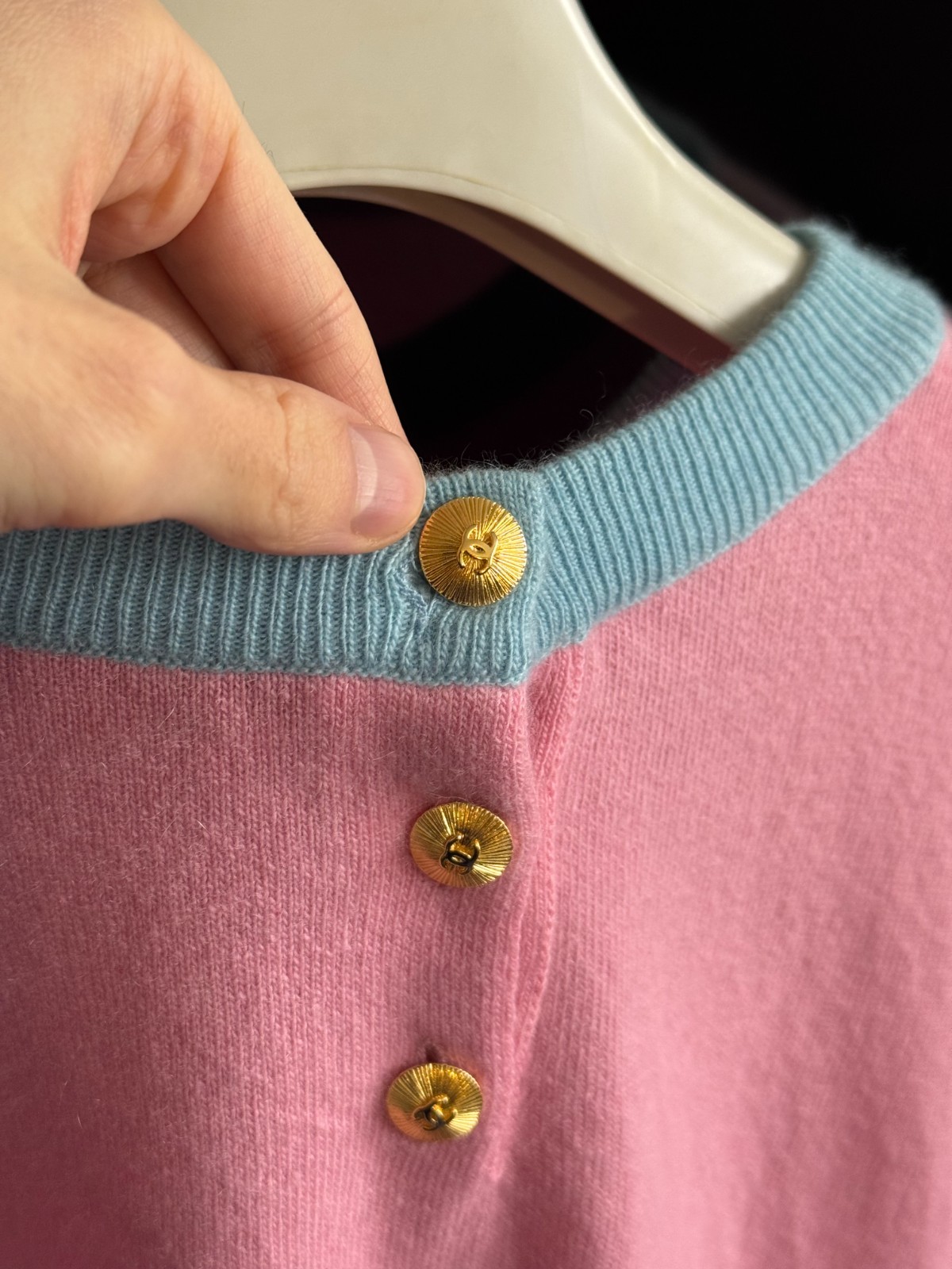 Vintage Chanel Cashmere top image 7